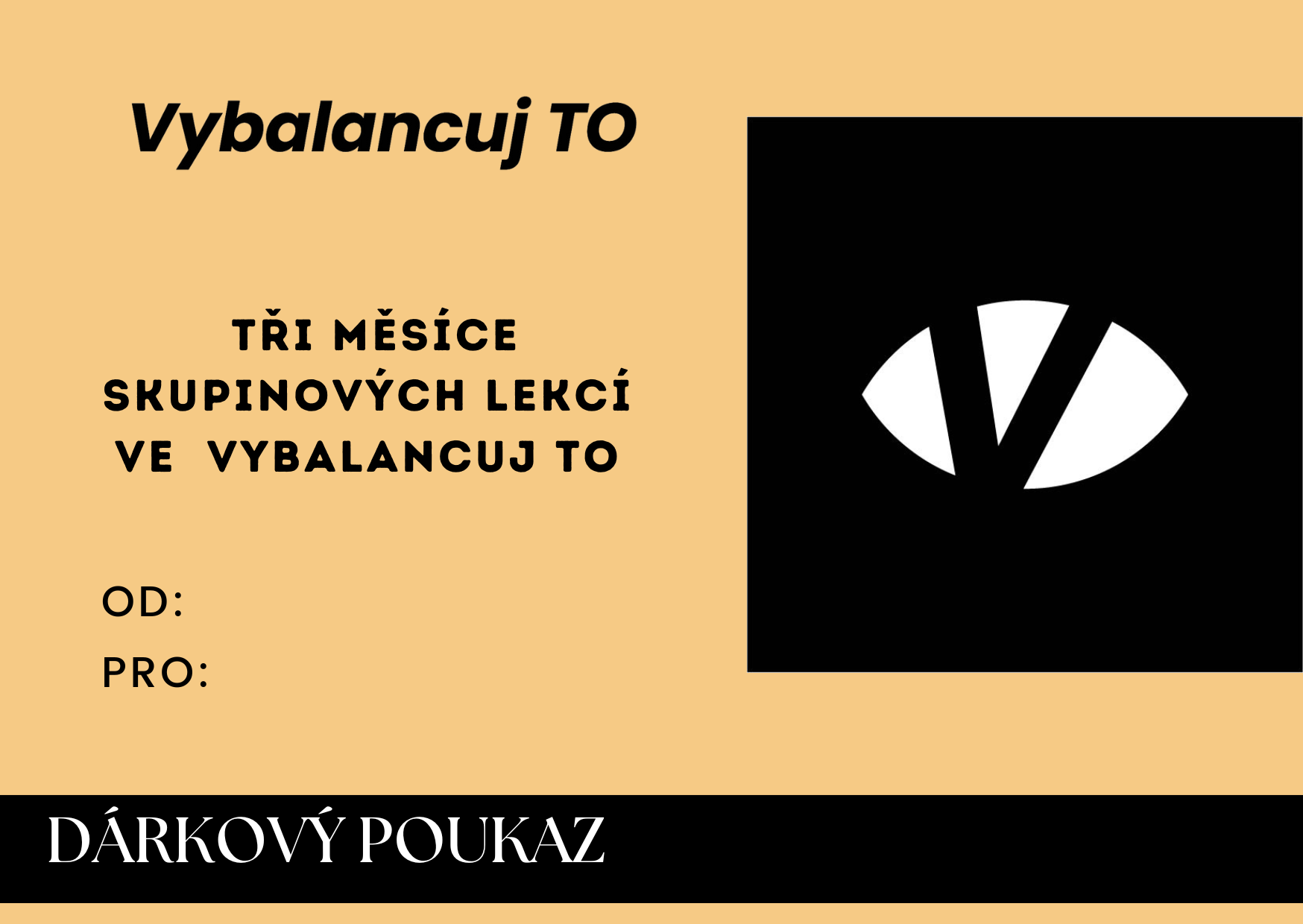 Individuální tréninky měsíc POUKAZ